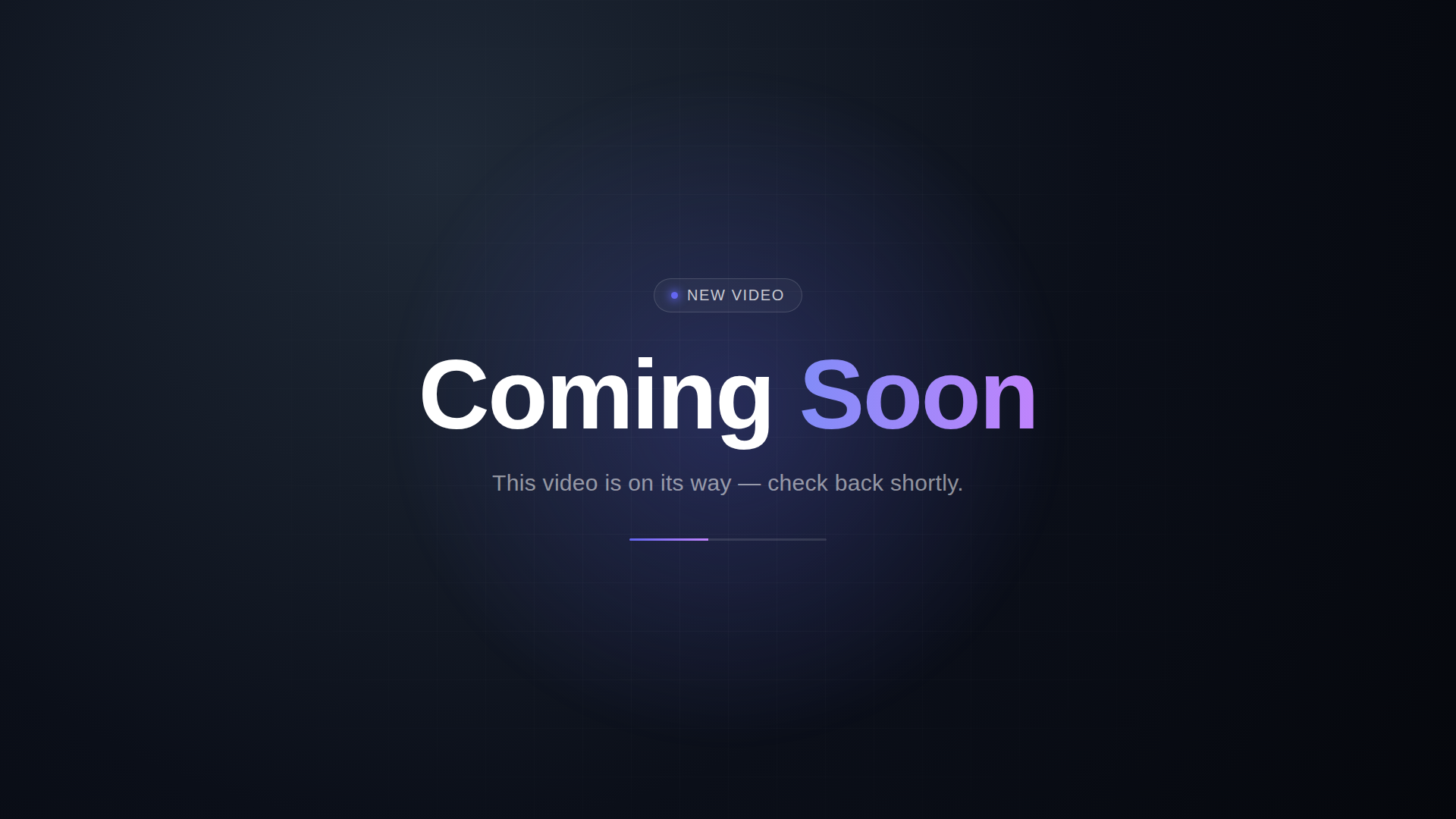 Coming soon